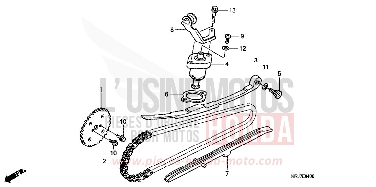 CHAINE A CAMES/TENDEUR von S-wing ABS QUASAR SILVER METALLIC (NHA48) von 2011